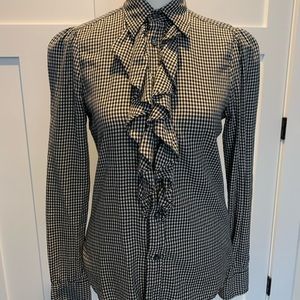 Rugby by Ralph Lauren button down ruffle shirt